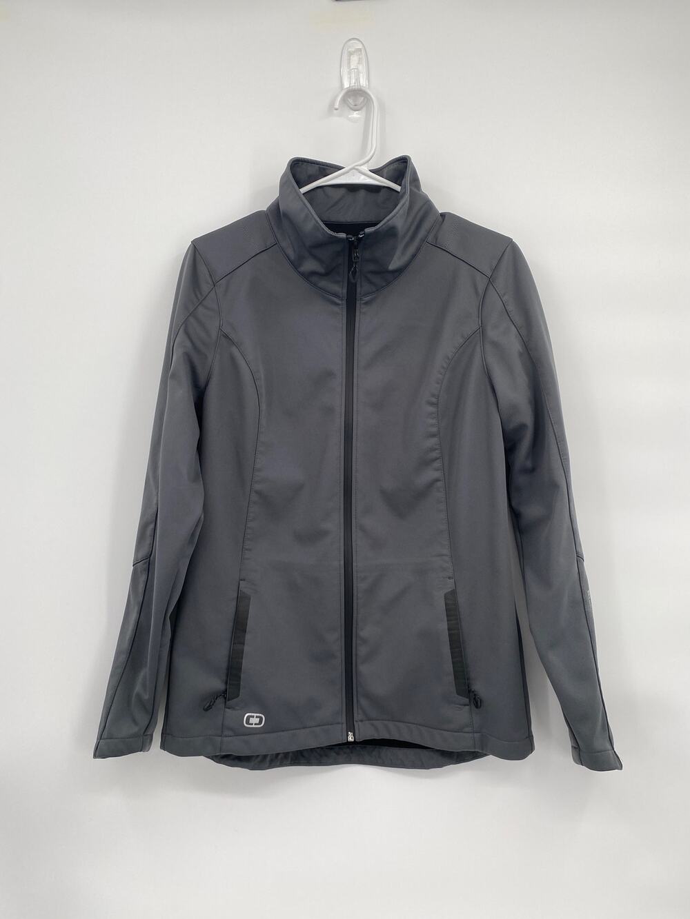 OGIO Endurance Ladies Crux Soft Shell Gray Jacket  LOE720 size Medium